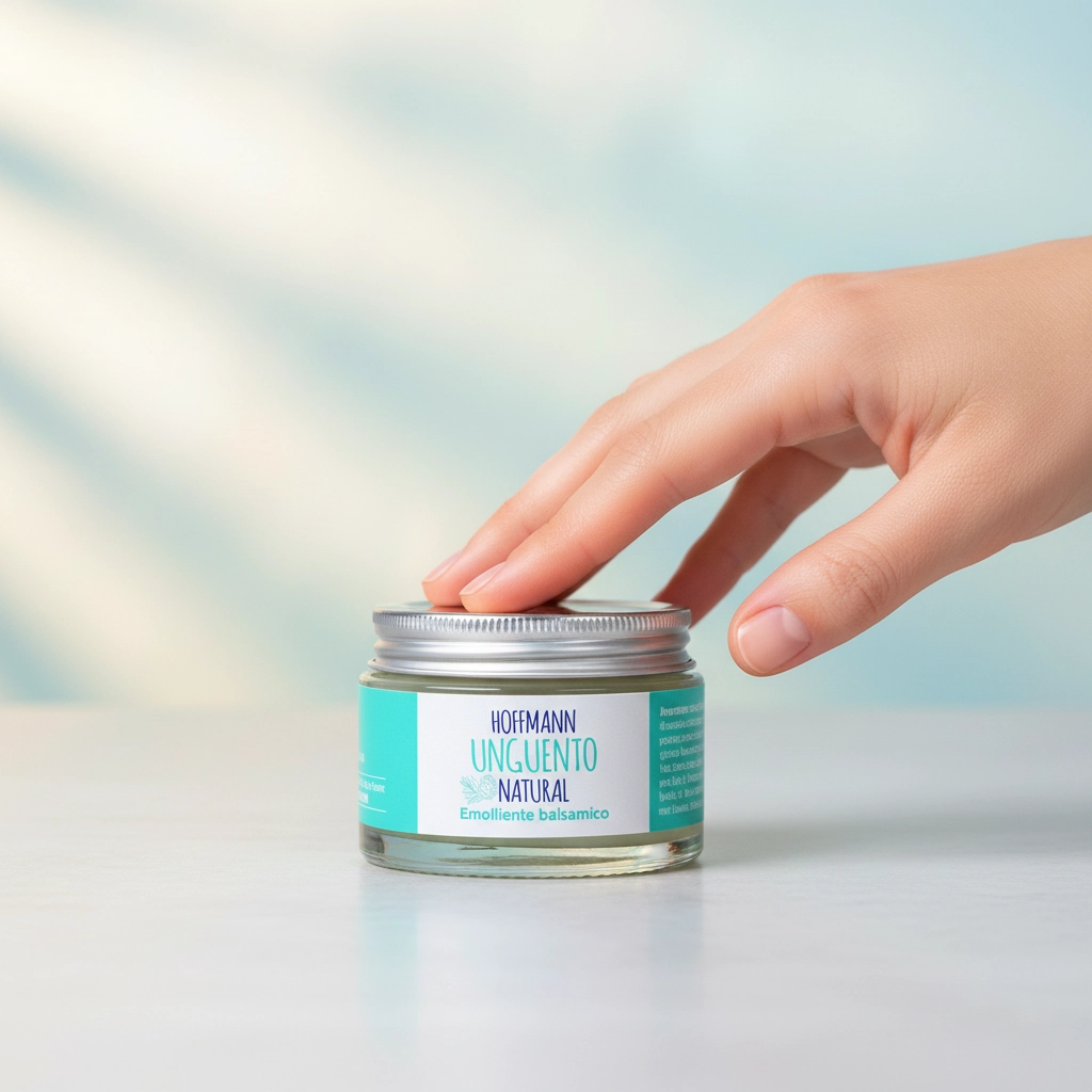 Packaging design AI generated Unguento Hoffmann – Studio Tamoni